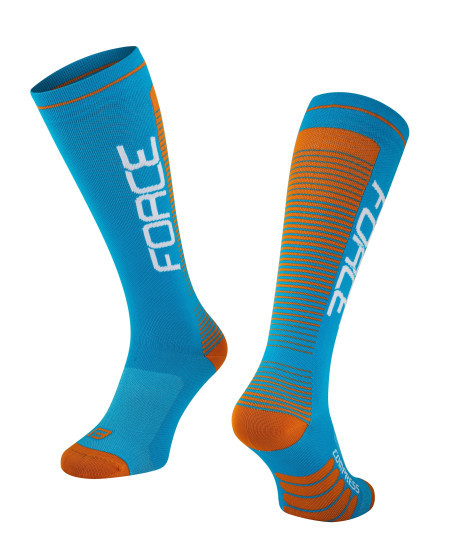 Force čarape compress, plavo-narandžaste l-xl / 42-47 ( 9011912 ) - Img 1