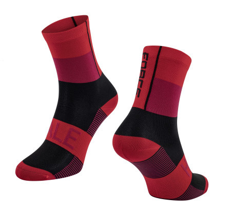 Force čarape hale, crno-crvene l-xl/42-47 ( 900887 )