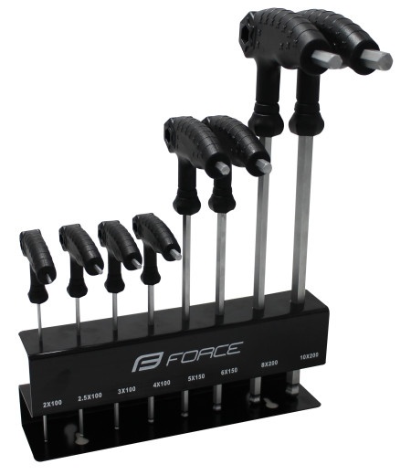 Force set od 8 t šestougaonih (imbus) ključeva force 2-10mm sa stalkom ( 89510 )