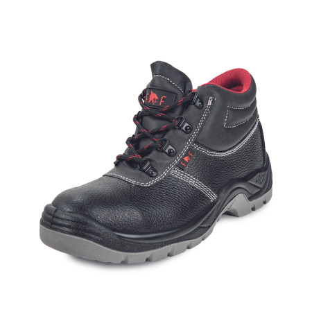 Fridrich o1 duboke radne cipele, kožne, crno-crvene, veličina 36 ( 1020011261720036 ) - Img 1
