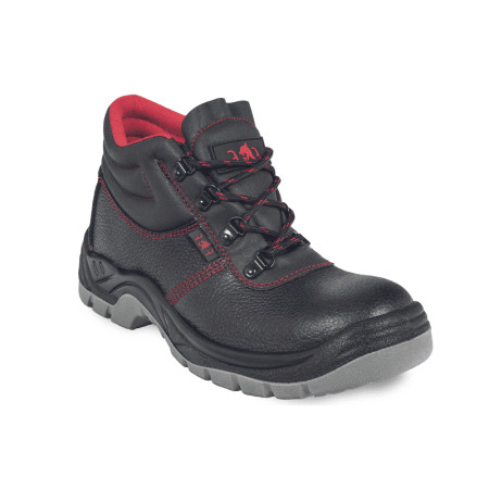 Fridrich s1 duboke zaštitne cipele, kožne, crno-crvene, veličina 40 ( 1020011262720040 ) - Img 1