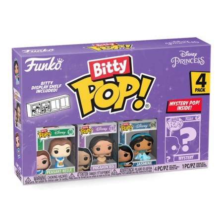 Funko Bitty POP!: Disney Princess - Belle 4PK ( 062714 )