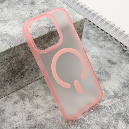 Futrola blurry magsafe za iphone 15 pro (6.1) roze ( F118153 )