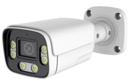 Gembird CAM-IP4MP-HAQ60D kamera 4MP APP P6SLite 3.6mm-F1.4 POE, IP66 DuaL LED 6xIR+6xFull Color, MIC,25m