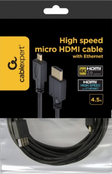 Gembird cc-hdmid-15 hdmi male to micro d-male black kabl4.5 m