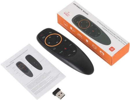 Gembird GMB-G10S Air Mouse Google Voice Control, IR Learning Remote Control