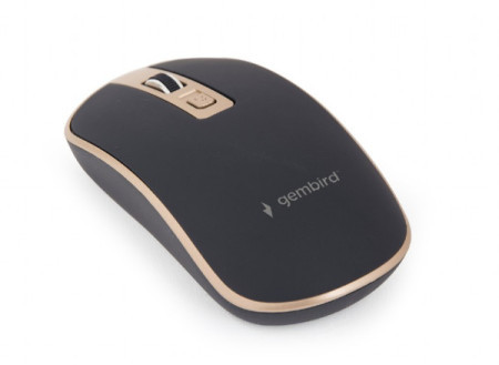 Gembird MUSW-4B-06-BG wireless optical mouse, black-gold