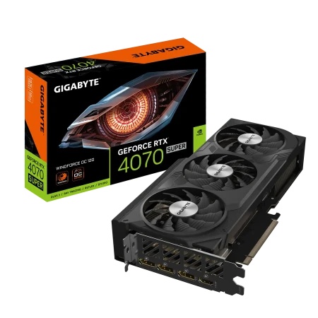 Gigabyte geforce rtx 4070 super gv-n407swf3oc-12gd 12gb 192bit 3xdp/hdmi Grafička karta