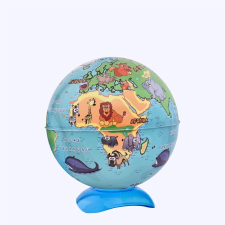 Globus životinje sa rezačem 10cm na srpskom jeziku ( 431045 )