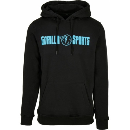 Gorilla Sports Sportski unisex duks (L / Crna-Neon tirkizna) ( 101196-00019-0079 )