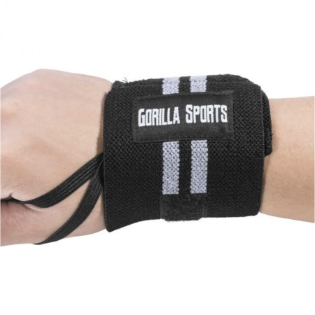 Gorilla Sports Steznici za zglobove (siva boja) ( 100805-00054-0001 )