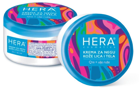 Hera krema za negu kože 200ml ulje ruze i q10 ( A075488 )