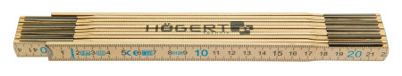 Hogert metar drveni, 2 m, 10 preklopa ( HT4M262 )