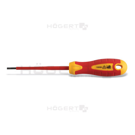 Hogert odvijač izolirani ravni 2,5 x 75 mm, 1000 v ( HT1S902 )