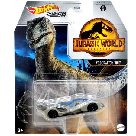 Hot Wheels metalni autić Jurassic World Velociraptor blue ( 1009870 )