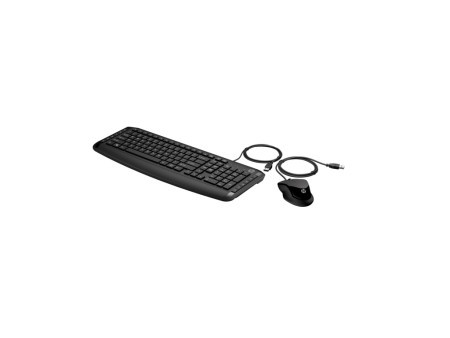 HP tastatura+miš pavilion 200/žični set/9DF28AA/crna ( 9DF28AA )
