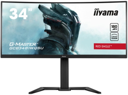 Iiyama g-master gcb3481wqsu-b1 va 3440x1440/180hz/0.3ms/hdmi/dp/usb Monitor 34"