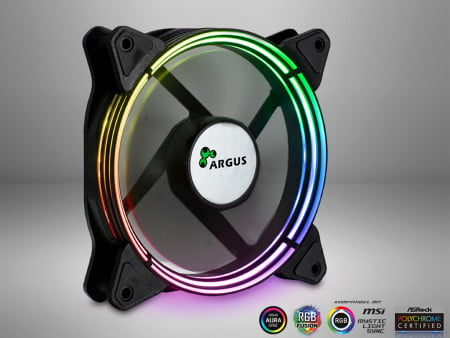 InterTech kuler za PC fan argus valo-1201 12cm ventilator/RGB ( 88885480 )
