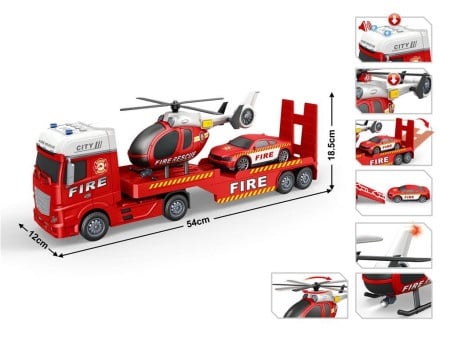 Ittl kamion tegljač fire helikopter i auto ( 410116 )