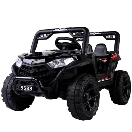 Jeep Style auto na akumulator za decu - Crni