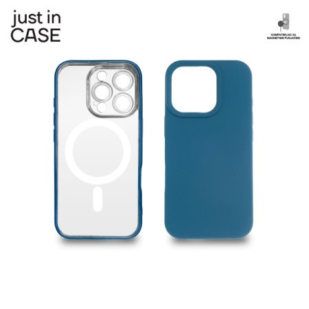 Just in case 2u1 extra case mag mix plus paket plavi za iphone 16 pro ( MAGPL117BL )