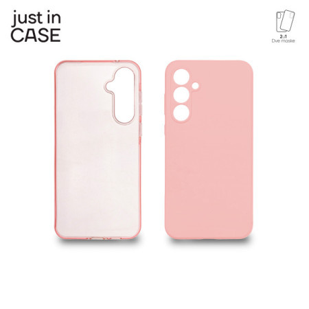 Just in case 2u1 extra case mix paket maski za telefon Samsung Galaxy A55 pink ( MIX228PK )