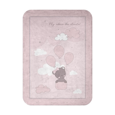 Kikka Boo Super soft baby ćebence 80x110 Dream Big Pink ( KKB22159 )