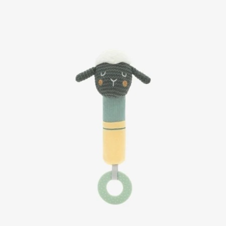 KikkaBoo Igračka pištalica sa glodalicom Sleepy Sheep ( KKB10435 )