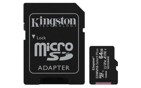 Kingston 64GB MicroSd + SD adapter memorijska kartica SDCS2/64GB ( 0705132 )