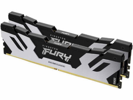 Kingston 96gb(2x48gb)/dimm/ddr5/6000mhz/cl32/fury renegade silver xmp memorija  ( KF560C32RSK2-96 ) -1