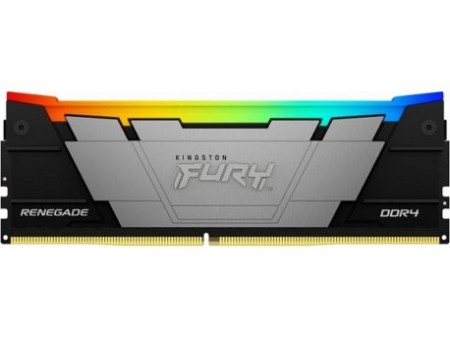 Kingston DDR4 16GB 3200MHz fury renegade RGB Non-ECC UDIMM, CL16 1.35V, 288-Pin 2Rx8, w/RGB Heatsink, XMP memorija ( KF432C16RB12A/16 ) -1