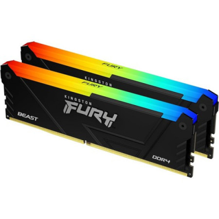 Kingston DDR4 32GB (2x16GB) 3200MHz fury beast RGB KF432C16BB2AK2/32 memorija - Img 1