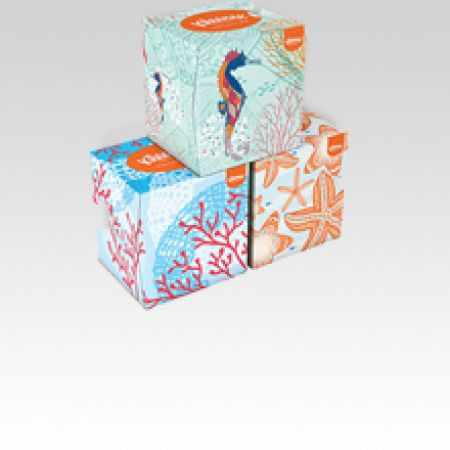 Kleenex Cube collection papirne maramice,kutija 56 kom ( 2960000 ) - Img 1