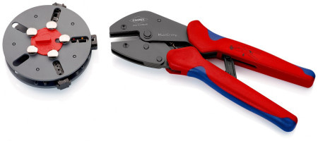 Knipex 97 33 01 MultiCrimp® klešta za stezanje sa rezervoarom za brzu izmenu 250 mm ( 97 33 01 ) - Img 1