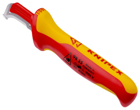 Knipex nož za električare, VDE izolovano 180 mm ( 98 55 )