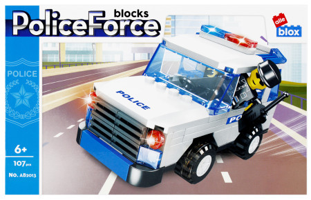 Kocke za konstrukciju policijskog vozila 107pcs ( 830514-P )