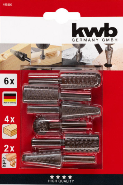 KWB 6 turpija za drvo/metal(nonFe), set za bušilicu ( KWB 49495500 )