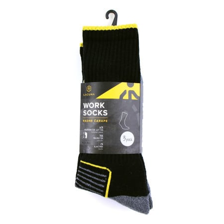 Lacuna čarape bali sivo/crne veličina 39-42 ( 5balgr39-42 )
