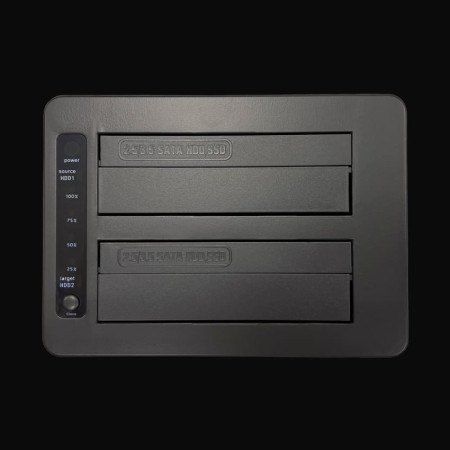 Lc power lc-dock-c-multi-hub usb 3.2 gen2x1 docking station for 1x2.5" and 1x3.5" hdd/ssd cloning black hdd docking ( 24098 )