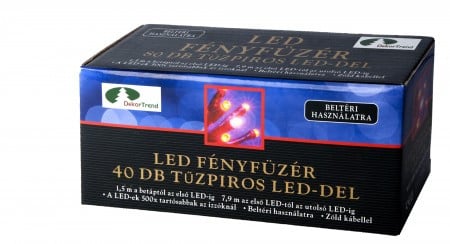 LED lampice, 40 kom crvena (KTC 045) ( KTC 044 )