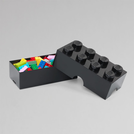 Lego kutija za odlaganje ili užinu, mala (8): Crna ( 40231733 )