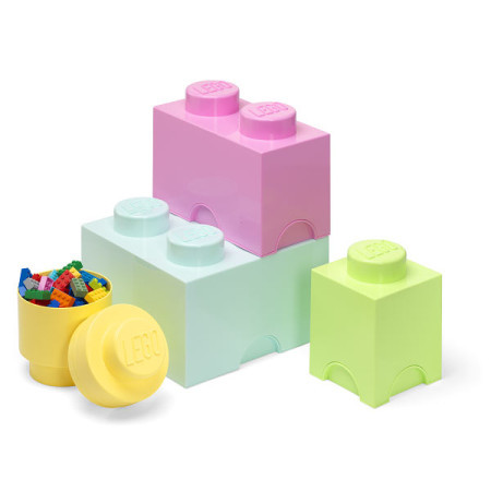 Lego kutije za odlaganje, set (4 kom): pastelne boje ( 40150802 )