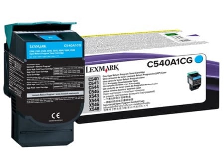 Lexmark toner C54x, X54x return program/plava ( C540A1CG )