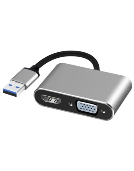 Linkom USB Adapter-konverter USB 3.0 - HDMI+VGA M/Ž