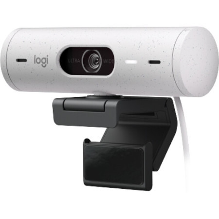 Logitech brio 500 off-white webcam