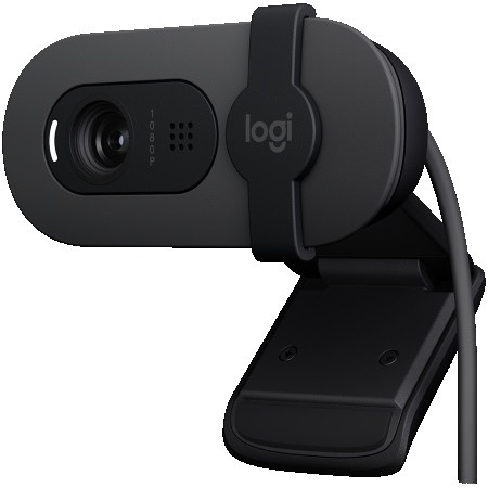 Logitech brio webcam 105 full hd 1080p - graphite - usb ( 960-001592 )