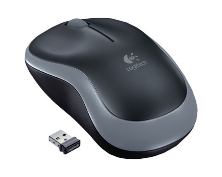 Logitech M185 Bežični sivi miš