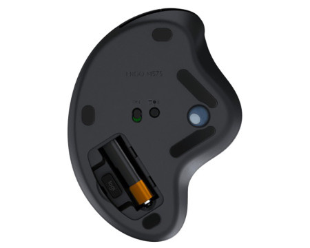 Logitech M575 ERGO Bluetooth Trackball Graphite miš