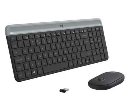 Logitech MK470 Slim Wireless Graphite YU tastatura + miš ( 0001184216 )