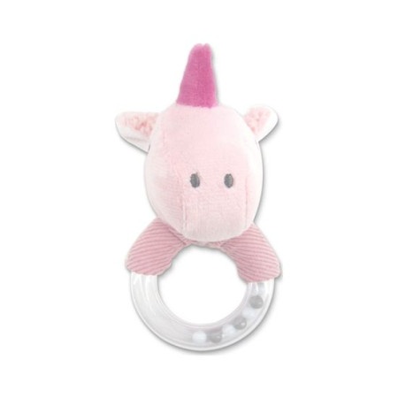 Lorelli plisana zvecka ring - unicorn pink natural ( 10191360007 )